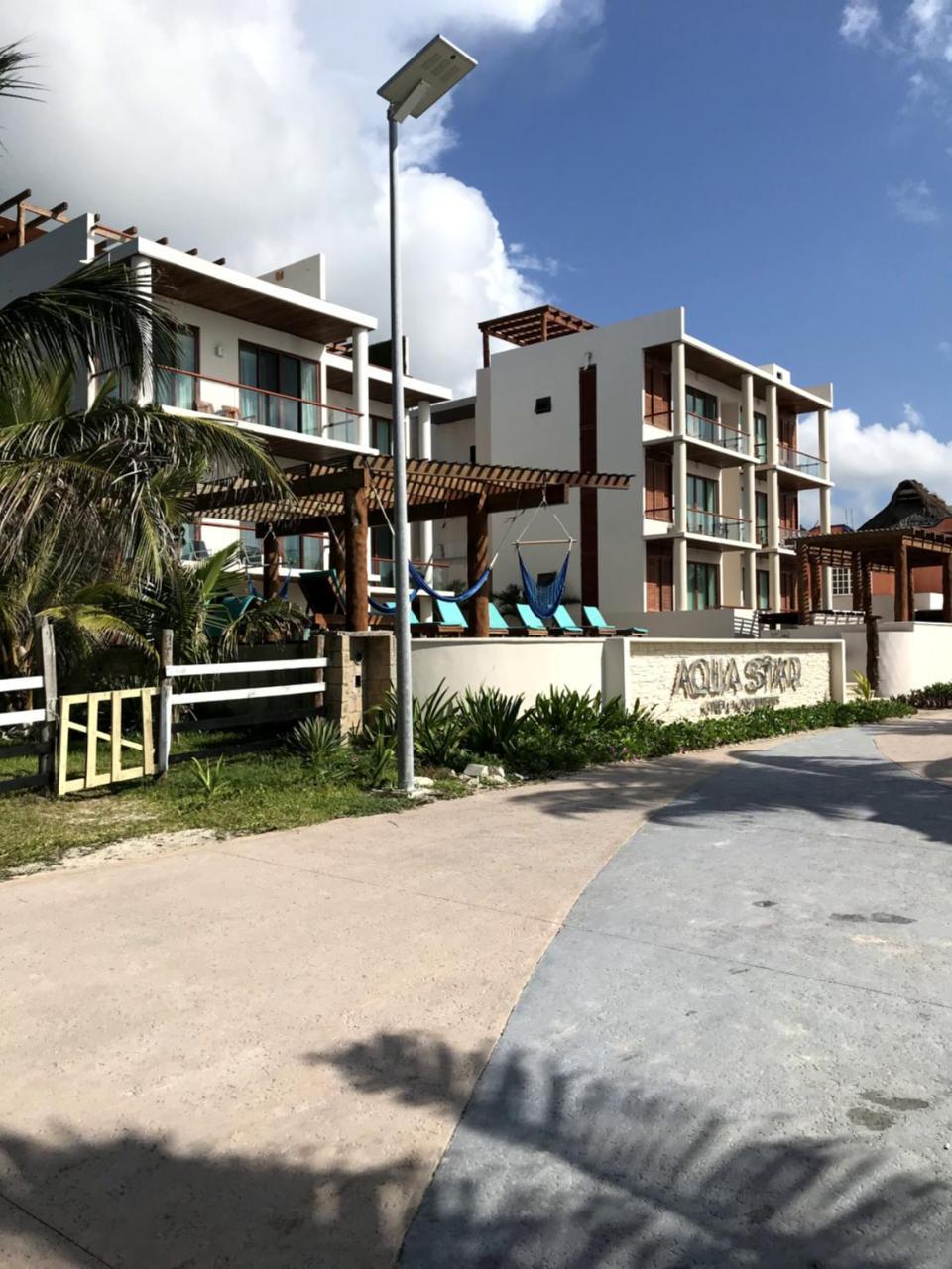Aquastar Hotel & Apartments Mahahual Eksteriør billede